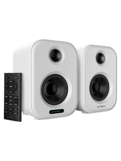 ACTECK BOCINAS DYNAMIC EXACT BS650 ALAMBRICO-INALAMBRICO BLUETOOTH 2.0 CANALES 50W RMS USB BLANCO