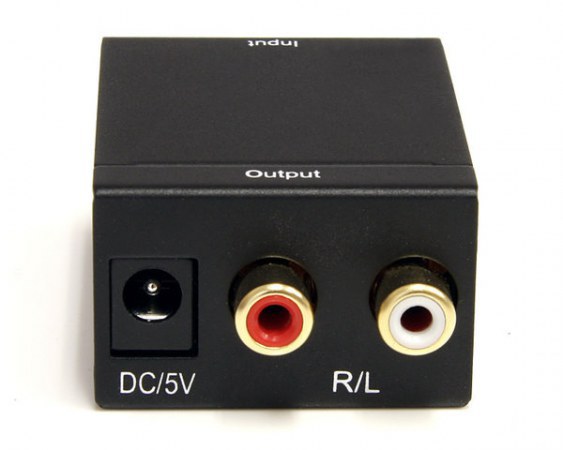 STARTECH  ADAPTADOR CONVERTIDOR DE AUDIO DIGITAL COAXIAL SPDIF O TOSLINK OPTICO A RCA ESTEREO ANALOGICO