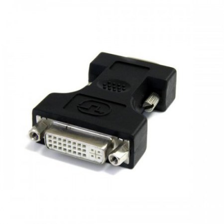 STARTECH  ADAPTADOR DVI HEMBRA - VGA MACHO NEGRO