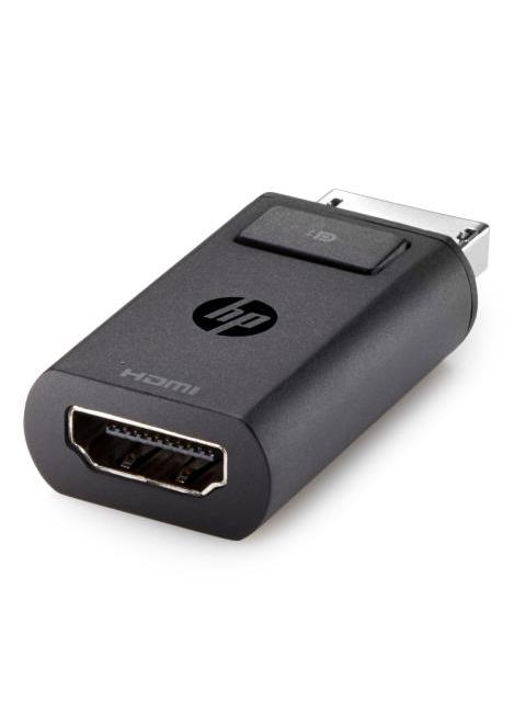 ADAPTADOR DE VIDEO HP DISPLAY PORT MACHO A HDMI HEMBRA NEGRO
