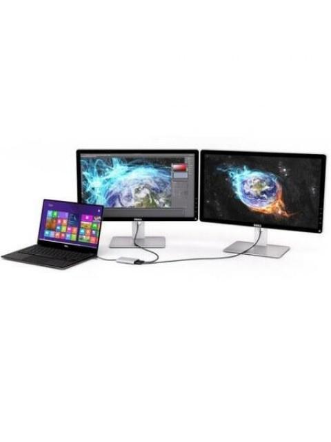 STARTECH  ADAPTADOR DE VIDEO THUNDERBOLT 3 A DOBLE HDMI 4K 60HZ PLATA