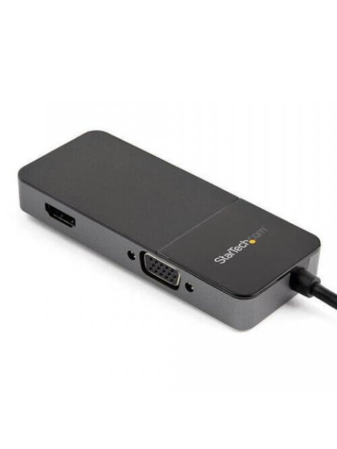 STARTECH  ADAPTADOR USB A MACHO - HDMI-VGA HEMBRA NEGRO