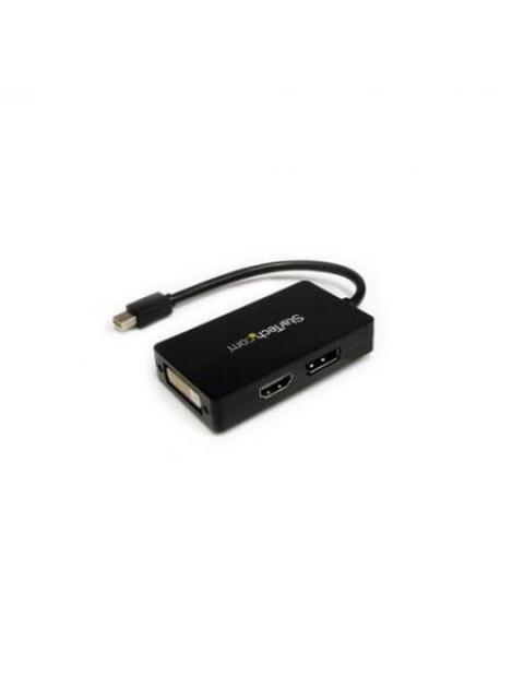 STARTECH  ADAPTADOR MINI DISPLAYPORT 1.2 MACHO - DVI-HDMI-DP NEGRO
