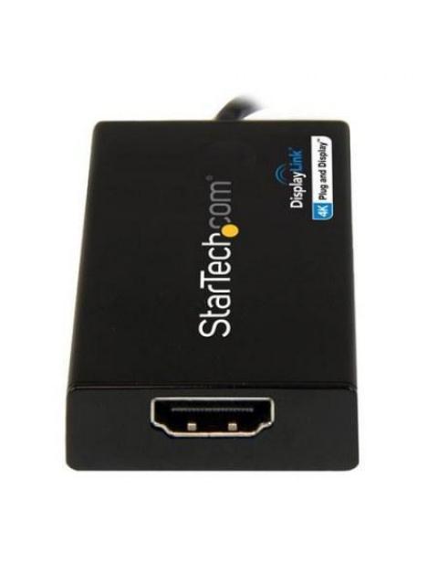 STARTECH  ADAPTADOR GRAFICO EXTERNO MULTI MONITOR USB 3.0 MACHO - HDMI HEMBRA ULTRA HD 4K