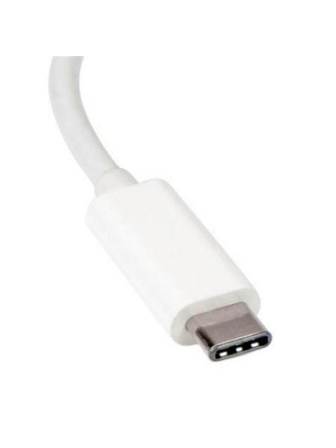 STARTECH  ADAPTADOR USB-C MACHO - DVI HEMBRA BLANCO