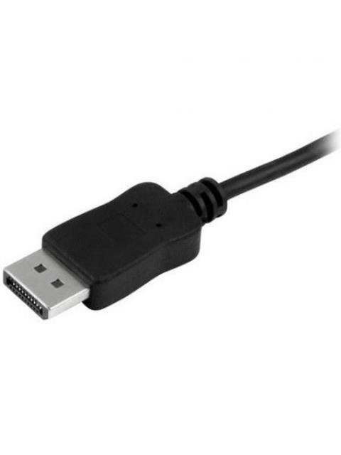 STARTECH  ADAPTADOR EXTERNO USB-C MACHO - DISPLAYPORT 4K HEMBRA NEGRO
