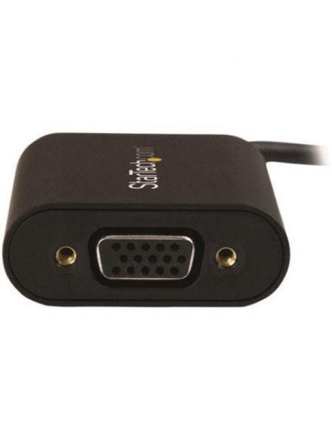 STARTECH  ADAPTADOR DE VIDEO EXTERNO USB-C MACHO - VGA HEMBRA NEGRO
