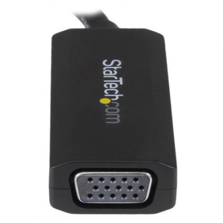 STARTECH  ADAPTADOR DE VIDEO USB 3.0 MACHO - VGA HEMBRA CON CONTROLADORES INCORPORADOS NEGRO