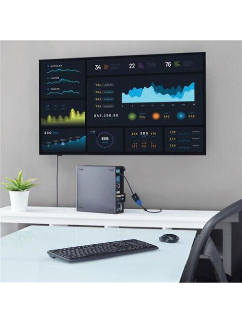 STARTECH  ADAPTADOR DISPLAYPORT 1.2 MACHO - VGA HEMBRA NEGRO 5 PIEZAS