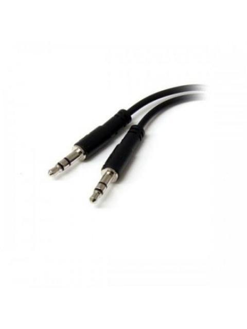 STARTECH  CABLE 35MM HEMBRA - 2X DE 35MM MACHO 13CM NEGRO
