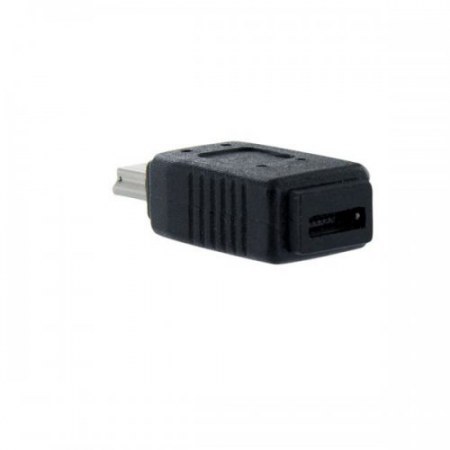 STARTECH  ADAPTADOR MICRO USB B HEMBRA - MINI USB B MACHO NEGRO