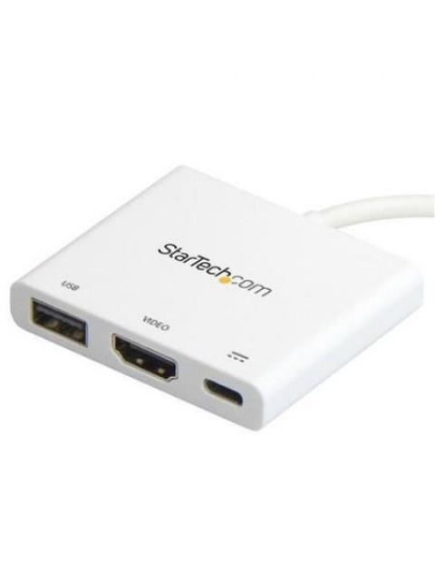 STARTECH  ADAPTADOR USB-C MACHO - HDMI 4K HEMBRA BLANCO