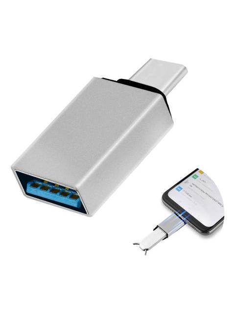 ADAPTADOR OTG USB HEMBRA A USB TIPO C MEMORIA SMARTPHONE