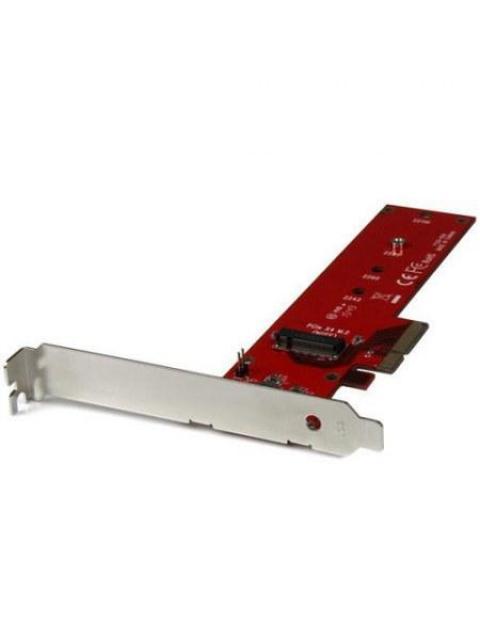 STARTECH  TARJETA PCI EXPRESS X4 M.2 PARA SSD ROJO