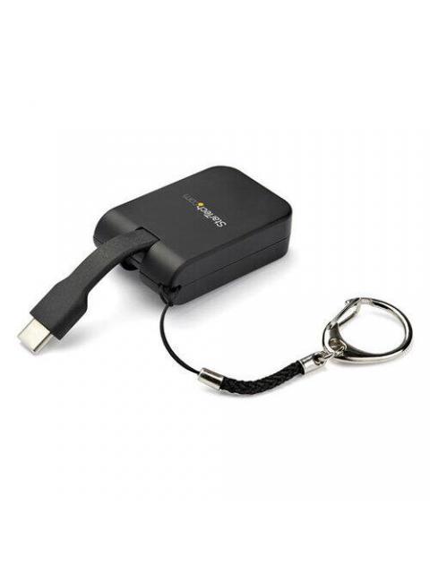 STARTECH  ADAPTADOR PORTATIL USB C MACHO - HDMI HEMBRA NEGRO