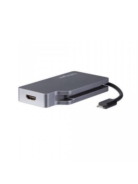 STARTECH  ADAPTADOR DE VIDEO USB-C MACHO - VGA-DVI-HDMI-MDP HEMBRA GRIS