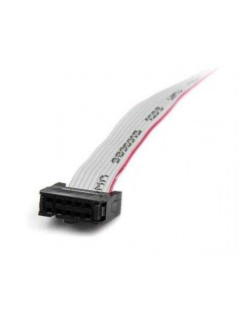 STARTECH  ADAPTADOR DE BAJO PERFIL IDC MACHO - DB-9 HEMBRA GRIS