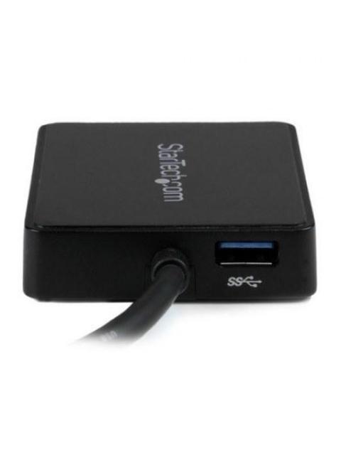 STARTECH  ADAPTADOR 2X USB 3.0 MACHO - 2X RJ-45 HEMBRA 20CM NEGRO