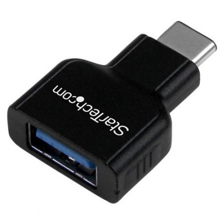 STARTECH  ADAPTADOR USB C 3.0 MACHO - USB A 3.0 HEMBRA NEGRO