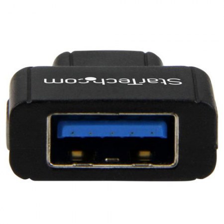 STARTECH  ADAPTADOR USB C 3.0 MACHO - USB A 3.0 HEMBRA NEGRO