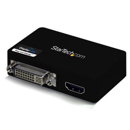 STARTECH  ADAPTADOR EXTERNA PARA MONITOR DOBLE DE USB 3.0 A HDMI DVI