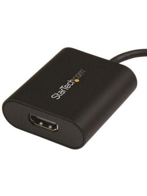 STARTECH  ADAPTADOR DE VIDEO USB-C MACHO - HDMI HEMBRA NEGRO