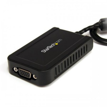 STARTECH  ADAPTADOR DE VIDEO EXTERNO USB2VGAE3 USB A VGA 1920 X 1200 PIXELES NEGRO