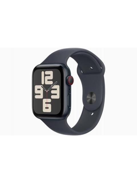 APPLE WATCH SE GPS + CELLULAR CAJA DE 44 MM ALUMINIO COLOR MEDIANOCHE CORREA DEPORTIVA M-L COLOR NEGRO