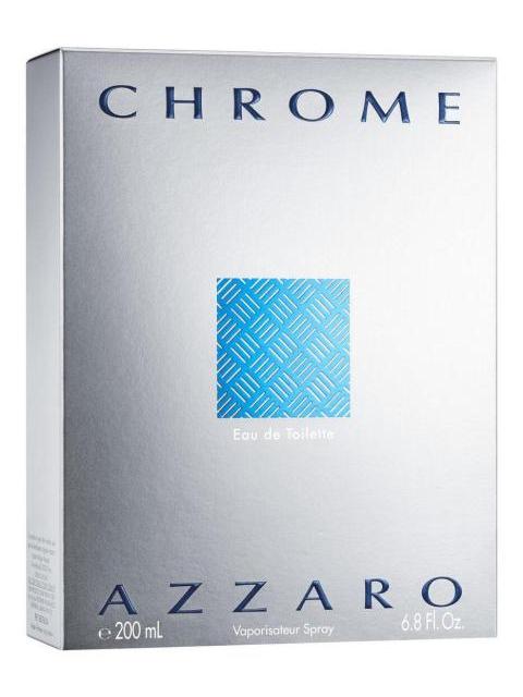 PERFUME AZZARO CHROME EAU DE TOILETTE CITRICO ACUATICO 200ML