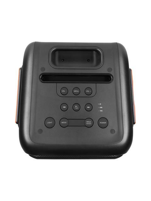 BAFLE VORAGO KSP700 DOBLE 10 2 + 2 2 120WRMS - BT - TWS - MICROFONO RECARGABLE - USB - TF - AUDIO HIFI CON SUPER BASS - CAJON DE MADERA - POWER BANK