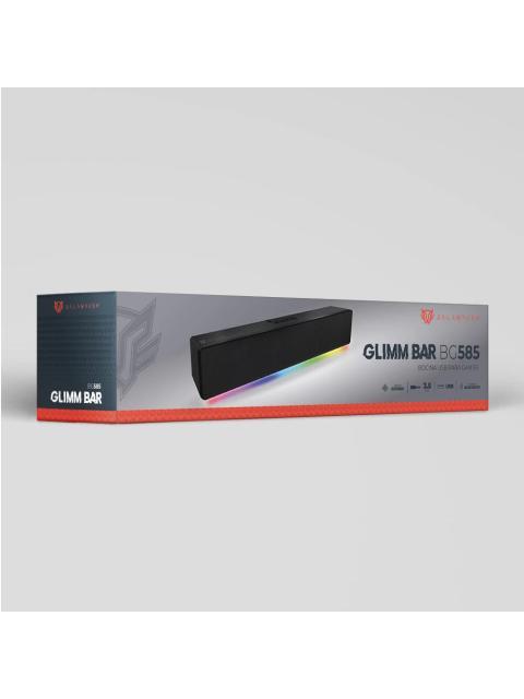 BALAM RUSH BARRA DE SONIDO GAMER GLIMM BAR BG585 BLUETOOTH ALAMBRICO-INALAMBRICO 10W RMS NEGRO