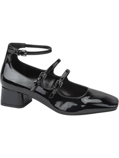 BALLERINA TACON BAJO CON HEBILLAS NEGRO VI LINE FASHION