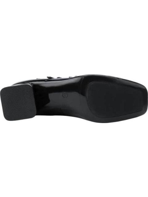 BALLERINA TACON BAJO CON HEBILLAS NEGRO VI LINE FASHION