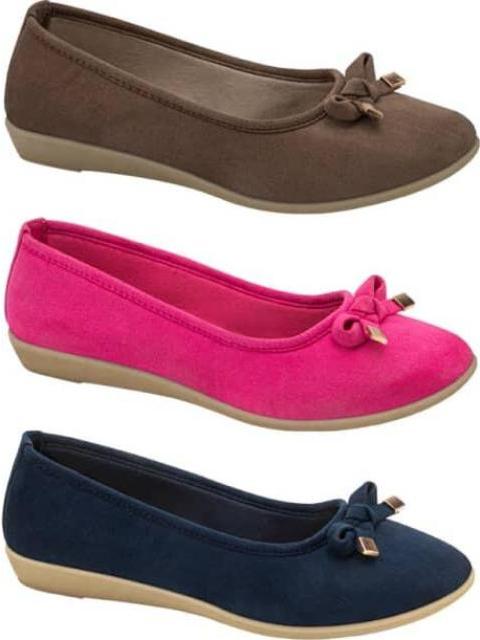 TRIPACK BALLERINAS CON MOÑO MULTICOLOR MIRAGE