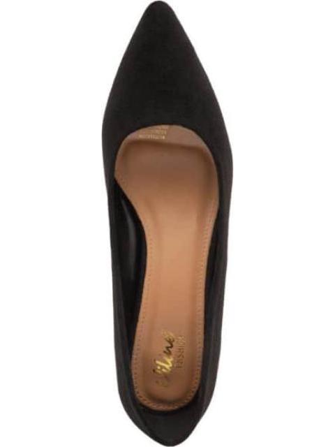 BALLERINA TACON BAJO NEGRO VI LINE FASHION