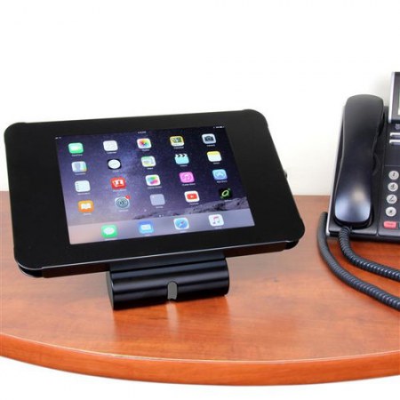 STARTECH  BASE DE ESCRITORIO-PARED CON SEGURO PARA IPAD 9.7 NEGRO