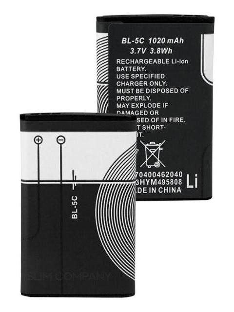 BATERIA PILA COMPATIBLE CON NOKIA BL-5C 1020MAH EVA