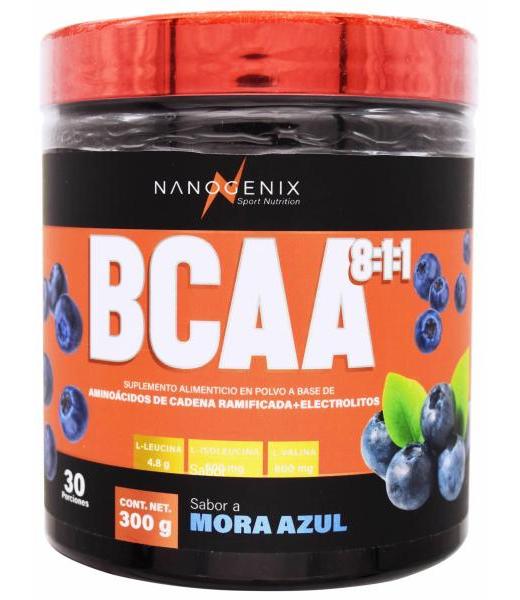 BCAA 811 MORA AZUL 300 G NANOGENIX SPORT NUTR