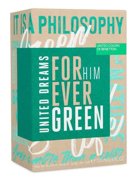 BENETTON UNITED DREAMS FOREVER GREEN HIM PERFUME CABALLERO