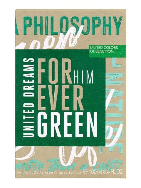 BENETTON UNITED DREAMS FOREVER GREEN HIM PERFUME CABALLERO