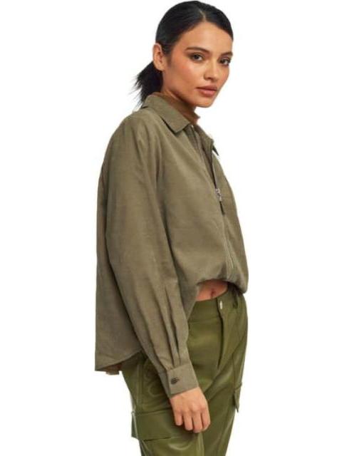SOBRECAMISA CON CIERRE VERDE HOLLY LAND