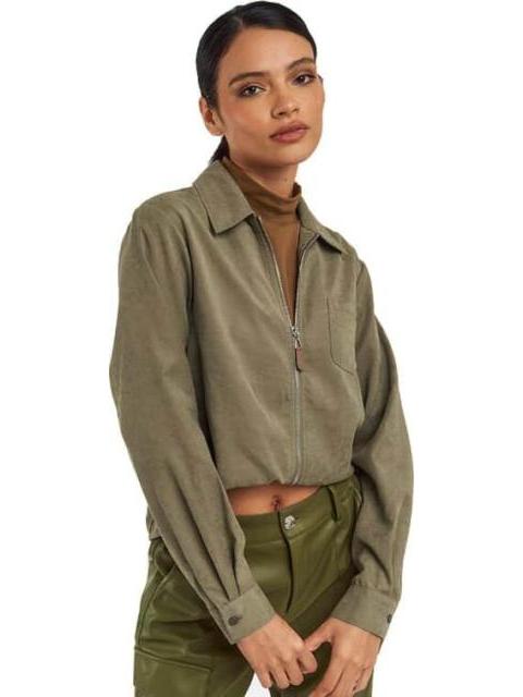 SOBRECAMISA CON CIERRE VERDE HOLLY LAND