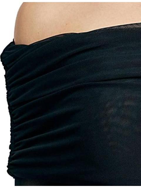BLUSA CON TRANSPARENCIA NEGRO HOLLY LAND