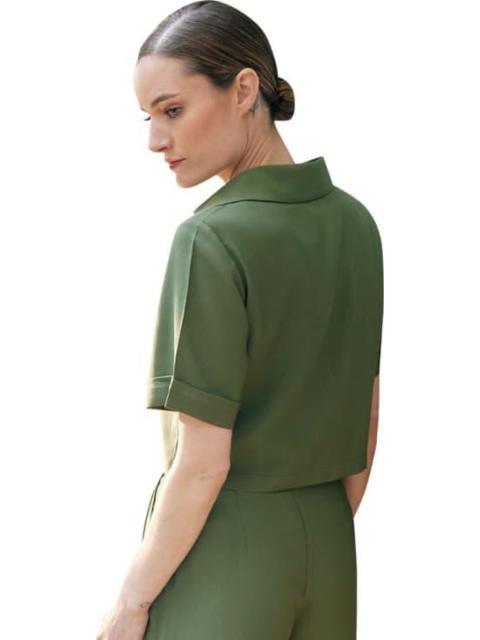 BLUSA LISA VERDE HOLLY LAND