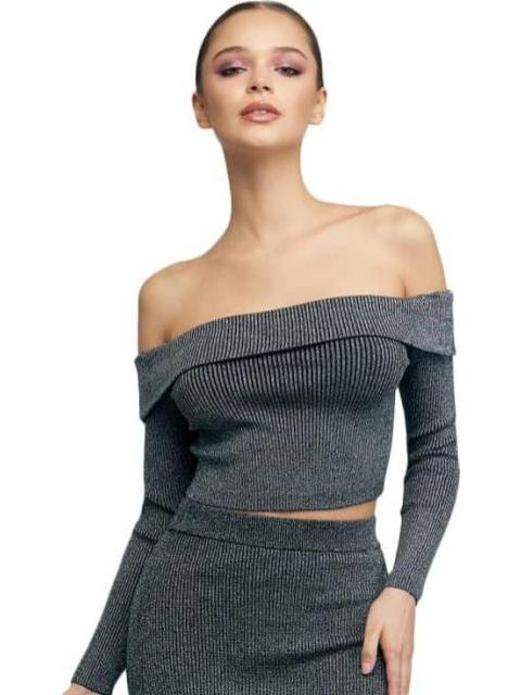 BLUSA MANGA LARGA GRIS SAO PAULO