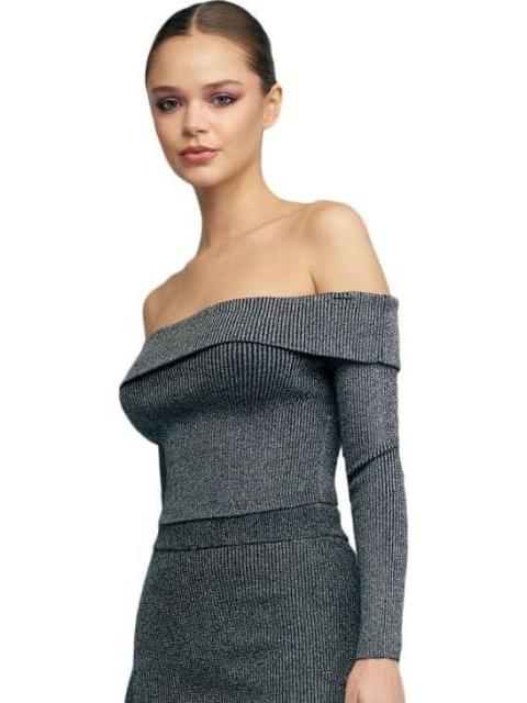 BLUSA MANGA LARGA GRIS SAO PAULO