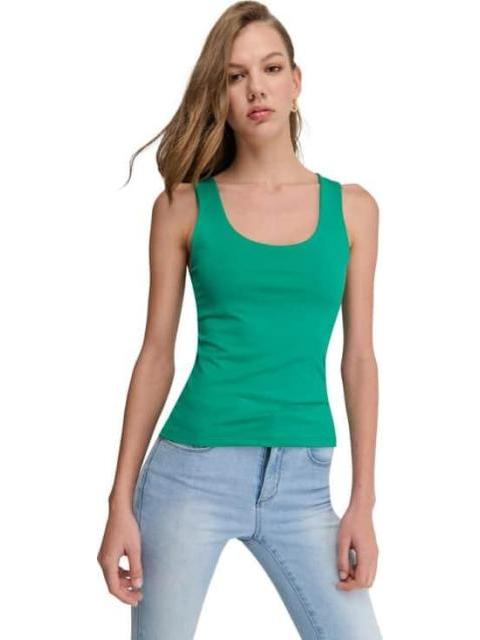 BLUSA SIN MANGAS VERDE HOLLY LAND
