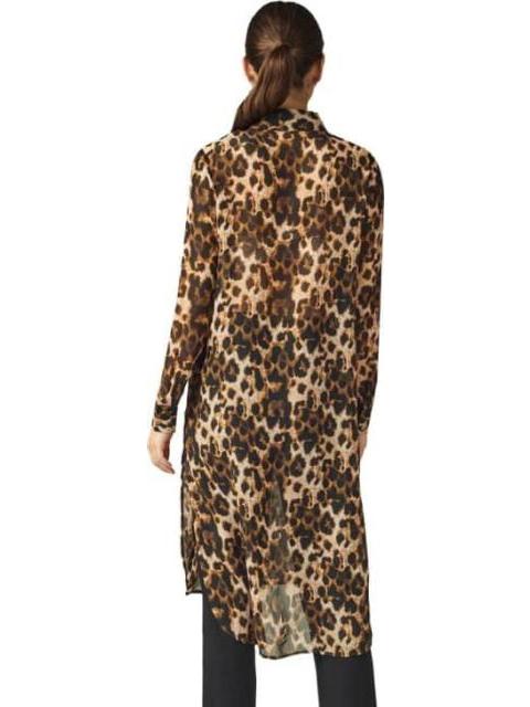 BLUSON MAXI ESTAMPADO ANIMAL PRINT CAFE HOLLY LAND