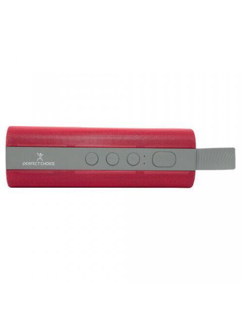 PERFECT CHOICE BOCINA PORTATIL PC-112990 BLUETOOTH INALAMBRICO ROJO