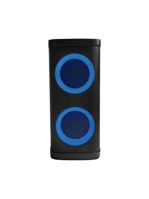 BOCINA VORAGO KSP580 BAFLE KARAOKE SPEAKER PANTALLA LCD DOS ALTAVOCES DE 6.5 Y 2 TWEETERS AROS CON RGB MICRO SD BLUETOOTH 5.0